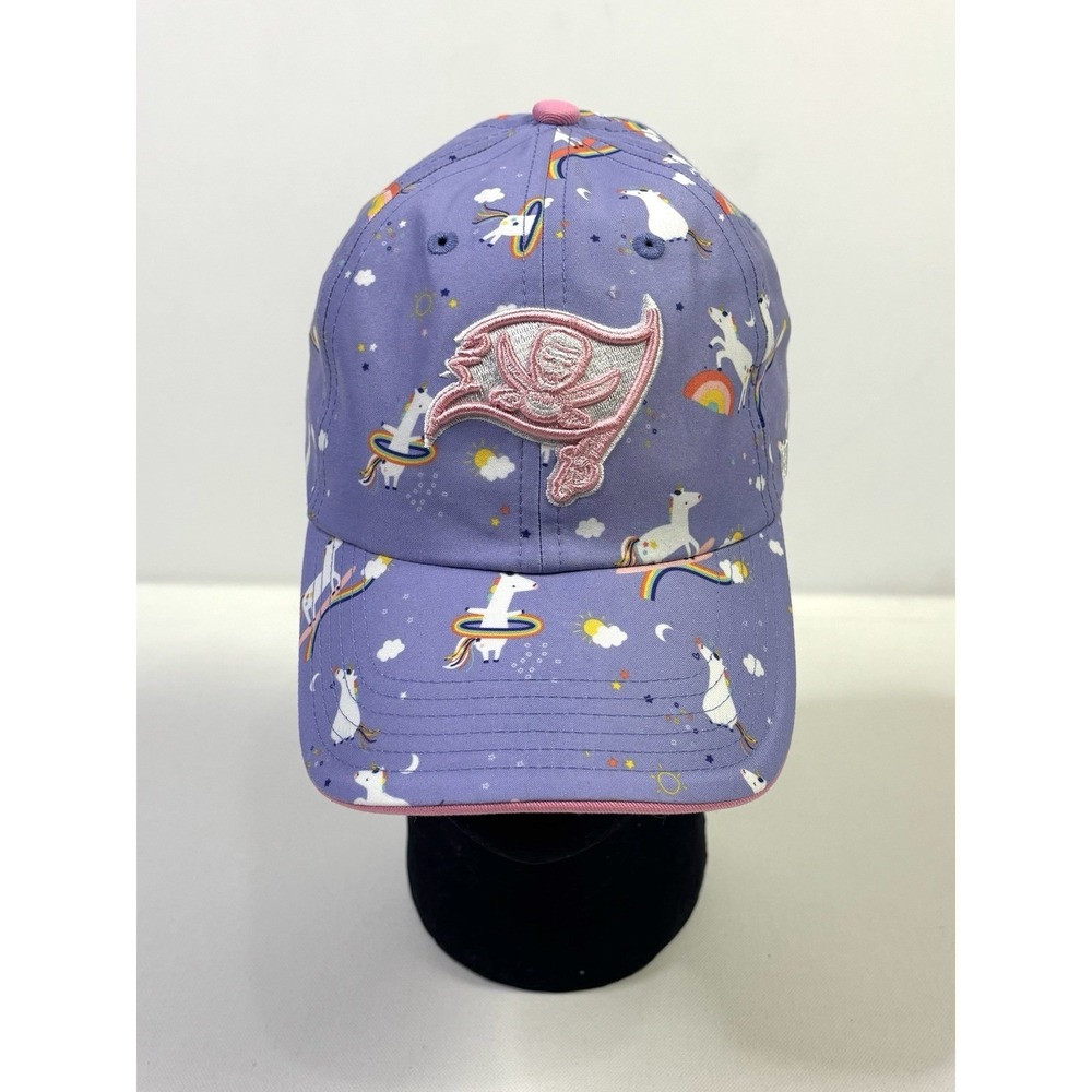 Tampa Bay Buccaneers Hat Child Youth Unicorn Clean Up 47 Brand Lavender